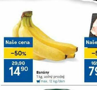 Tesco Banány nabídka