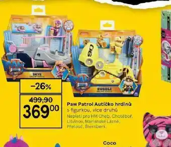 Tesco Paw patrol autíčko hrdinů nabídka