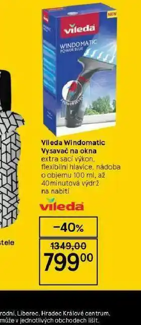 Tesco Vileda windomatic vysavač na okna nabídka