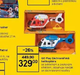 Tesco Go play záchranářská helikoptéra nabídka