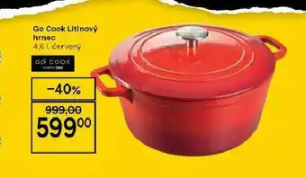 Tesco Go cook litinový hrnec nabídka