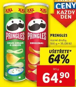 Lidl PRINGLES, 185 g nabídka