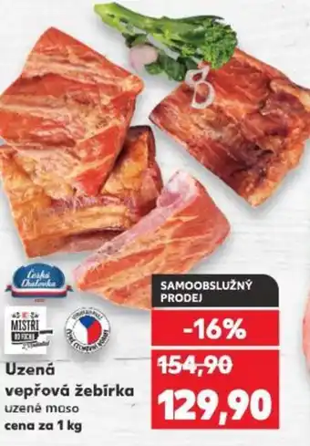 Kaufland Uzená vepřová žebirka nabídka