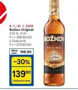 Tesco Božkov originál nabídka