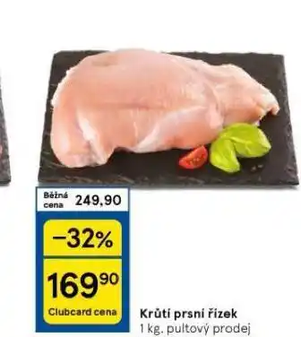 Tesco Krůtí prsní řízek nabídka