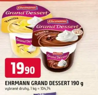 Trefa EHRMANN Grand dessert nabídka