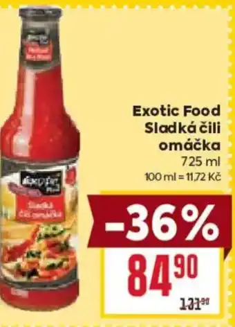 Billa Exotic Food Sladká čili omáčka nabídka