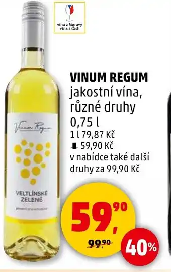 Penny Market VINUM REGUM nabídka