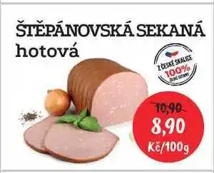 RABBIT řeznictví ŠTĚPÁNOVSKÁ SEKANÁ hotová 100g nabídka