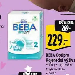 Albert Beba optipro kojenecká výživa nabídka