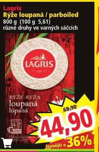 Norma Lagris Rýže loupaná / parboiled nabídka