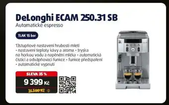 Datart DeLonghi ECAM 250.31 SB nabídka