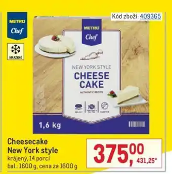 Makro Cheesecake New York stzle 1,6kg nabídka