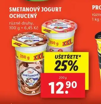 Lidl Smetanový jogurt ochucený nabídka