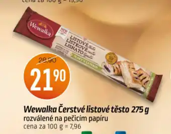 Coop Wewalka Čerstvé listové těsto 275g nabídka