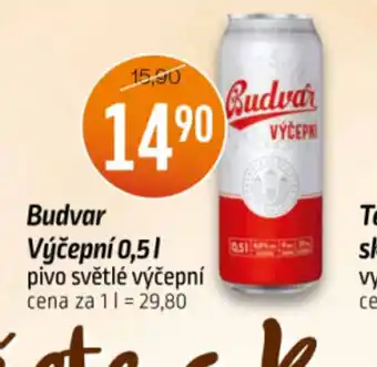 Coop Budvar Výčepní 500ml nabídka