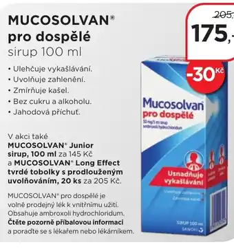 Magistra lékárny MUCOSOLVANⓇ pro dospělé nabídka