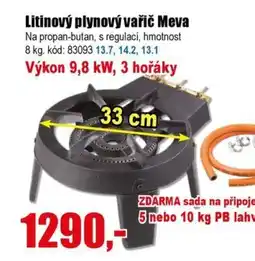 EVA Litinový plynový vařič Meva nabídka