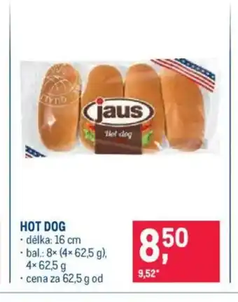 Makro HOT DOG nabídka