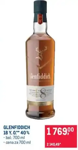 Makro Glenfiddich 18 y. 0. nabídka