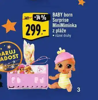 Albert Baby born surprise minimiminka z pláže nabídka