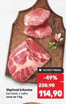 Kaufland Vepřová krkovice nabídka