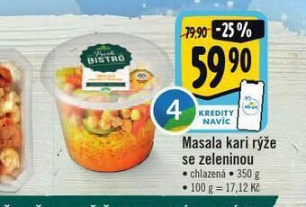 Albert Masala kari rýže se zeleninou nabídka