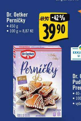 Albert Dr. oetker perníčky nabídka