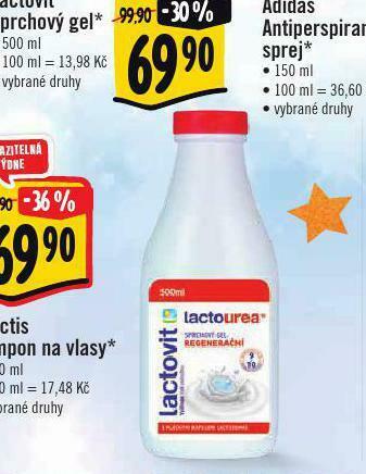 Albert Lactovit sprchový gel nabídka