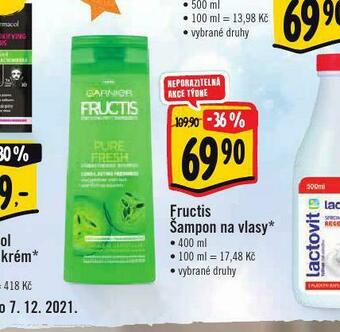 Albert Fructis šampon nabídka