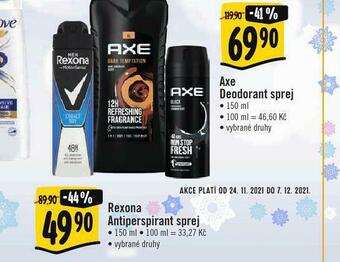 Albert Rexona antiperspirant sprej nabídka