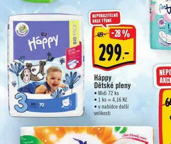Albert Háppy dětské pleny nabídka