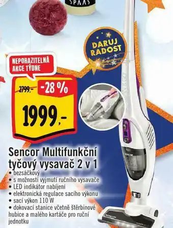 Albert Sencor multifunkční tyčový vysavač nabídka