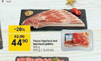 Tesco Vepřový bok bez kostí plátky nabídka