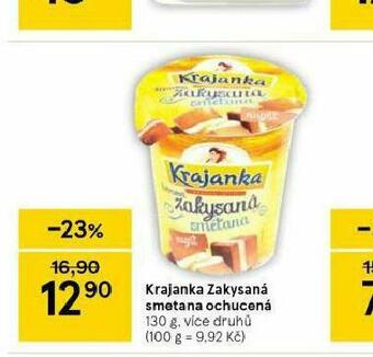 Tesco Krajanka zakysaná smetana ochucená nabídka