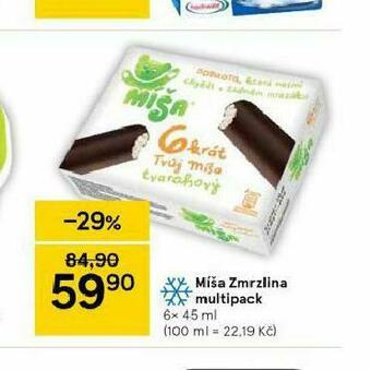 Tesco Míša zmrzlina multipack nabídka