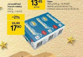 Tesco Jaroměřický tvaroh měkký nabídka