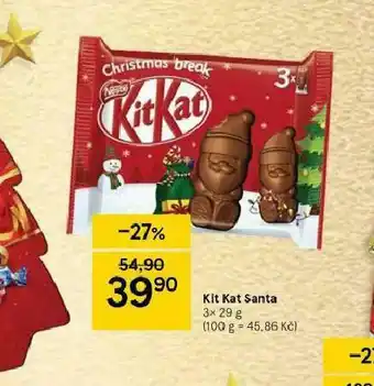 Tesco Kit kat santa nabídka