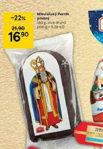 Tesco Mikulášský perník plněný nabídka