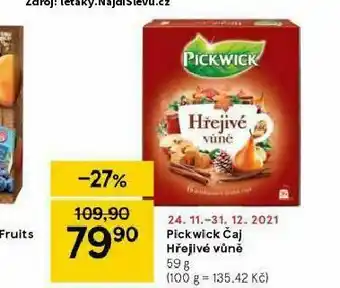 Pickwick čaj hřejivé vůně