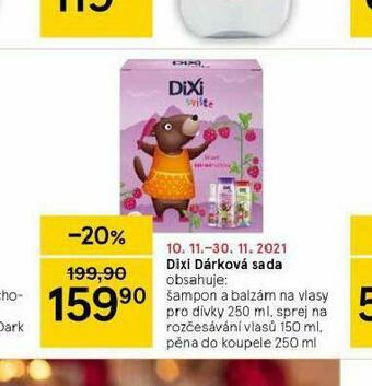 Tesco Dixi dárková sada nabídka