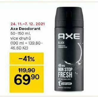 Tesco Axe deodorant nabídka