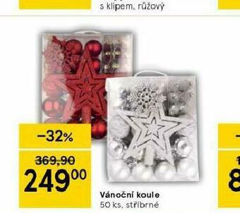Tesco Vánoční koule nabídka