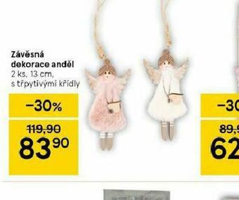Tesco Závěsná dekorace anděl nabídka