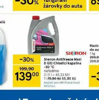 Sheron antifreeze maxi d chladicí kapalina
