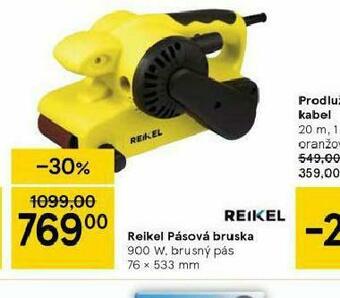 Tesco Reikel pásová bruska nabídka
