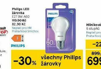 Tesco Philips led žárovka nabídka