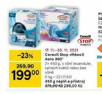 Tesco Ceresit stop vlhkosti aero 360 ° nabídka