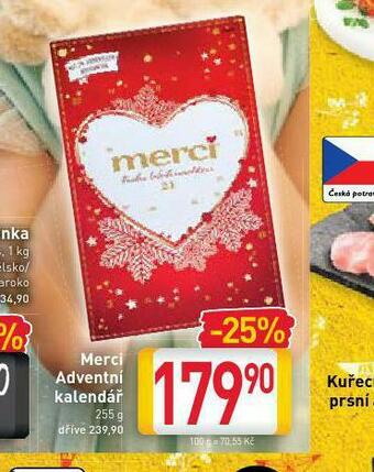 Billa Merci adventní kalendář nabídka