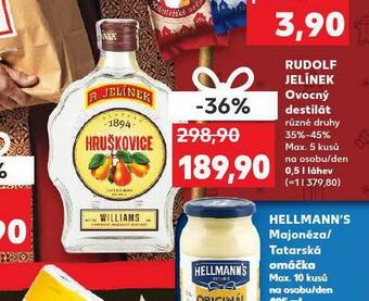 Kaufland Rudolf jelínek ovocný destilát nabídka